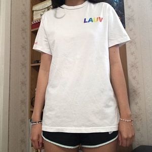H&M x LAUV Exclusive White Tee